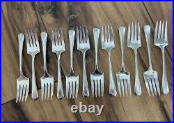 WM. ROGERS & SON La France, Silverplate 1920 Silverware 72 pieces