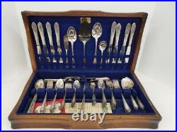 WM Rogers 1937 Cotillion Silverware with Case