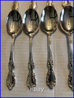 WM Rogers 60 Pc Silver Plate Grand Elegance 12 Place Settings Complete