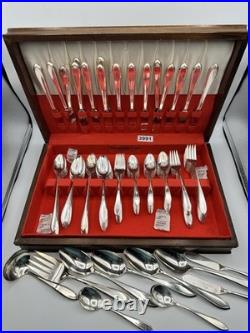 WM Rogers AA Lufberry 1915 IS Silver Plate 114 Piece Flatware Service For 16