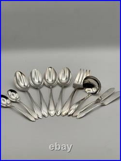 WM Rogers AA Lufberry 1915 IS Silver Plate 114 Piece Flatware Service For 16