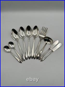WM Rogers AA Lufberry 1915 IS Silver Plate 114 Piece Flatware Service For 16