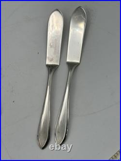 WM Rogers AA Lufberry 1915 IS Silver Plate 114 Piece Flatware Service For 16