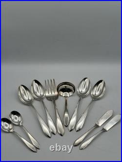 WM Rogers AA Lufberry 1915 IS Silver Plate 114 Piece Flatware Service For 16