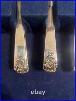 WM Rogers IS Reinforced Silver Plate Starlight Silverware Flatware