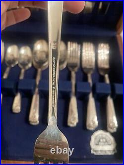 WM Rogers IS Reinforced Silver Plate Starlight Silverware Flatware