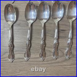 WM Rogers International Jubilee 36 Piece Silverware Set with Case