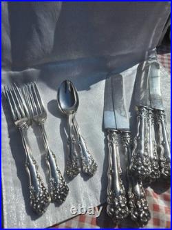 WM Rogers International Silver Plate 18 Piece Flatware Set. Eagle Brand 1904 WM Rogers International Silver Plate 18 Piece Flatware Set. Eagle Brand 1904