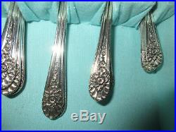 WM Rogers Jubilee Silverplate Silverware 61 pc with Chest- located wall area
