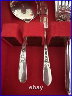 WM Rogers MFG Co Original Rogers Silverware Set of 48 Pieces Service for 12