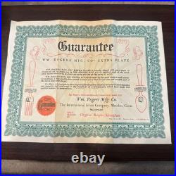 WM. Rogers Mfg. Co. Silver Plated Flatware Grand Elegance 104 Pcs Original Box