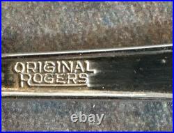 WM. Rogers Mfg. Co. Silver Plated Flatware Grand Elegance 104 Pcs Original Box