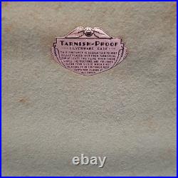 WM Rogers Mfg Co Silverplate Flatware Set with Tarnish-Proof Case