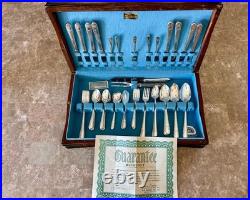 WM Rogers Mfg. Co. Silverware Silver Plate 51 Pc. Set EXCELLENT condition