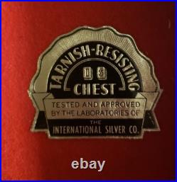 WM Rogers Original Rogers MFG CO Extra Plate Flatware Set Of 38 Pieces + Case