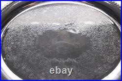 WM Rogers Oval Silver Plate Serving Platter / Decorative Tray