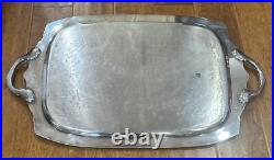 WM Rogers Silver Plate Heritage Serving Tray #9498/28.5X16.5