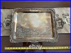 WM Rogers Silver Plated Vintage Coffee Tea 6 Pieces Set With Serving Tray #290 WM Rogers Silver Plated Vintage Coffee Tea 6 Pieces Set With Serving Tray #290
