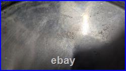 WM Rogers Silver Round Plate 171 WM Rogers Silver Round Plate 171