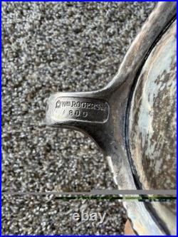 WM Rogers Silverplate Coffee/Tea Pot Set Creamer, Covered Sugar Bowl and Tray