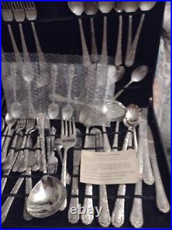 WM Rogers Silverplate Flatware Set