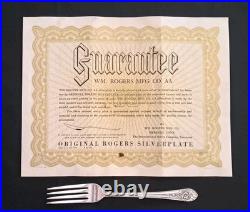 WM Rogers Silverplate Flatware Set For 8 Service 44 Pieces 1953 Jubilee WM Rogers Silverplate Flatware Set For 8 Service 44 Pieces 1953 Jubilee