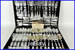 WM Rogers & Son 12 PLACE SETTINGS Silver Plated FLATWARE 60 PC 1008