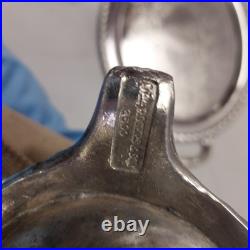 WM Rogers & Son 2600 Silverplate coffee and tea WithSpring Flower 2080 tray 1956