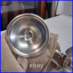 WM Rogers & Son 2600 Silverplate coffee and tea WithSpring Flower 2080 tray 1956