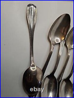 WM Rogers & Son AA Flatware Set Clinton Silverware Silver Plate Set Of 31 9cz