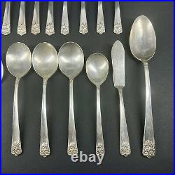 WM Rogers & Son April International Silver Flatware Silverplate 30 pc VTG 1950