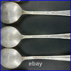 WM Rogers & Son April International Silver Flatware Silverplate 30 pc VTG 1950