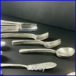 WM Rogers & Son April International Silver Flatware Silverplate 30 pc VTG 1950