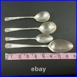 WM Rogers & Son April International Silver Flatware Silverplate 30 pc VTG 1950