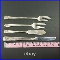 WM Rogers & Son April International Silver Flatware Silverplate 30 pc VTG 1950