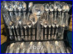 WM. Rogers & Son China Silver Plated 51 PCS NEW with Case
