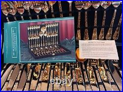 WM. Rogers & Son Gold Plated 51 PC New