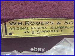 WM Rogers & Son International Silver Plate 71 Pc Set In Box