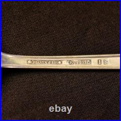 WM Rogers Treasure 84-Piece Silverplate Overlaid Flatware with Original Wood Case