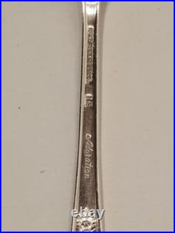 WM Rogers and Son 52pc Silverplate Flatware Set Adoration Pattern In Box