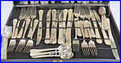 W. M Rogers Co Original Silver Plated Silverware 59 Pieces Withoriginal Box