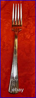 W M. Rogers Mfg. Co, Sectional Silverware, 50 pieces Art Deco Silver Plate