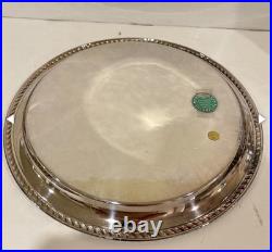 W. M. Rogers Silverplate Coffee & Tea Set with Tray 4 Pc Ornate Serving Set