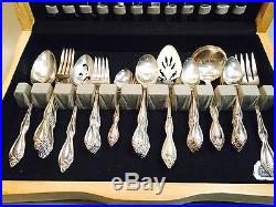 William A Rogers Oneida Old South II Silverplate Flatware Set 58 Pieces MCS