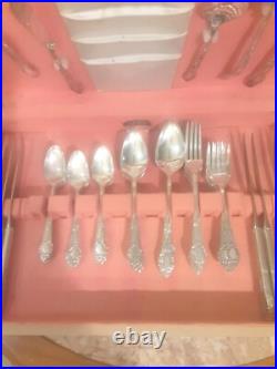 William A Rogers Silver Plate Oneida Rendezvous South Box Set See Description