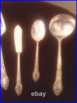 William A Rogers Silver Plate Oneida Rendezvous South Box Set See Description