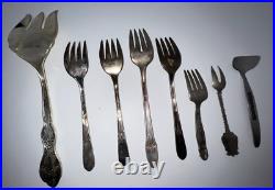 William Rogers International Silver / Silverplate Flatware Lot 125 pieces