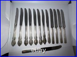 William Rogers International Silver / Silverplate Flatware Lot 125 pieces