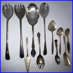 William Rogers International Silver / Silverplate Flatware Lot 125 pieces