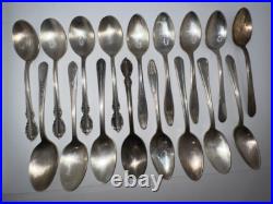 William Rogers International Silver / Silverplate Flatware Lot 125 pieces